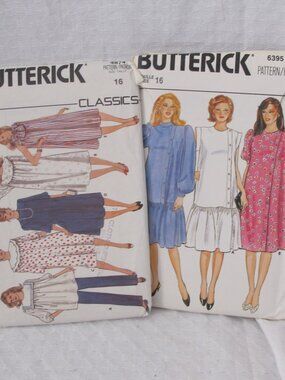 Uncut Vintage Butterick Sewing Patterns